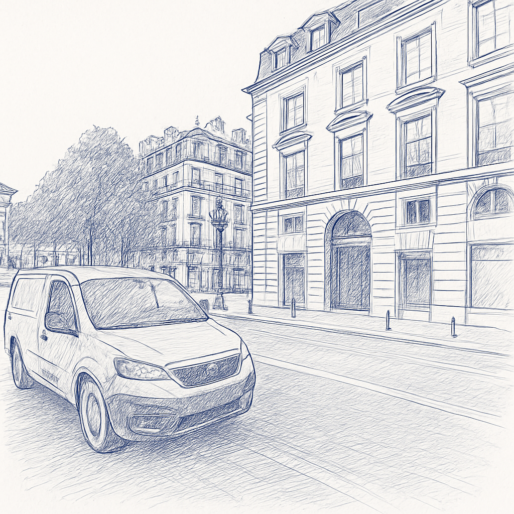 Rue Royale — où l'élégance parisienne atteint sa forme la plus pure.