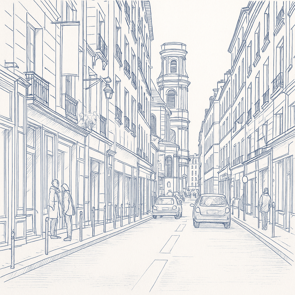 Rue Saint-Sulpice — Où l'élégance rive gauche rencontre l'âme parisienne