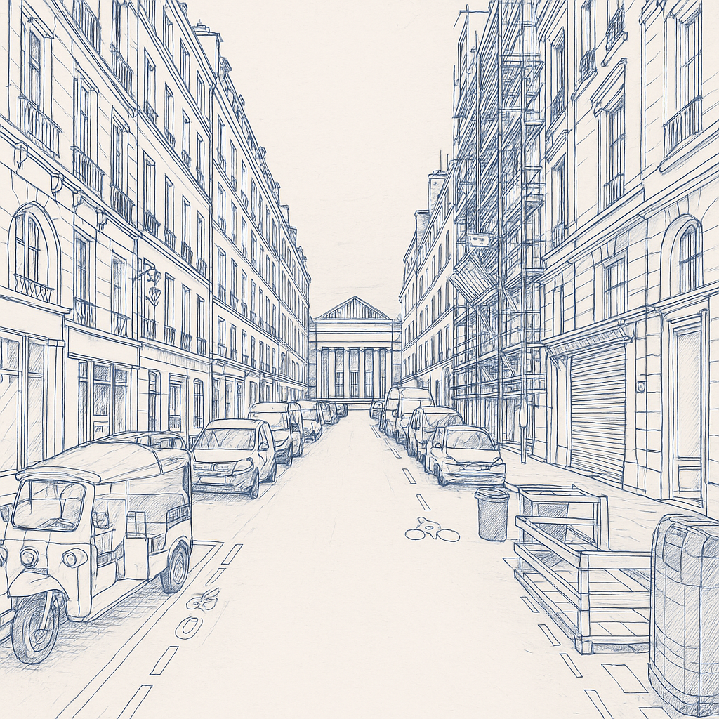Rue de l'Odéon — où l'histoire du Paris urbain moderne commence