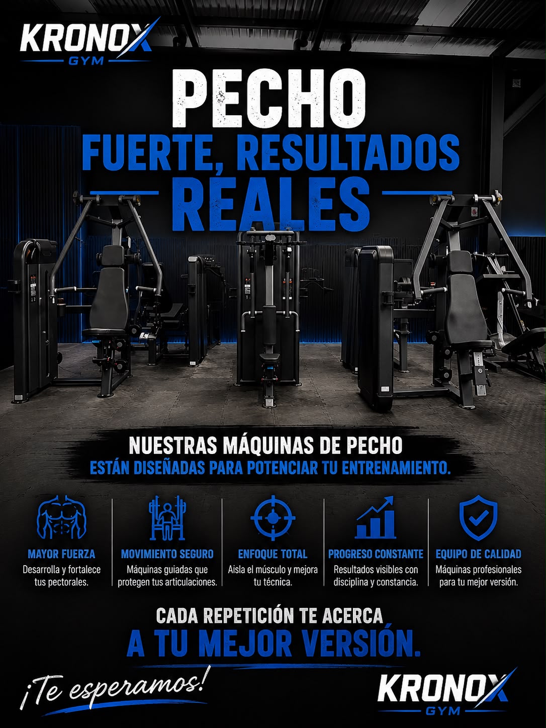 Área de Pecho - Kronox Gym