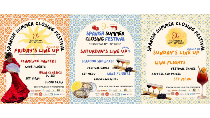 Spanish Summer Closing Festival lineup and sponsor logos