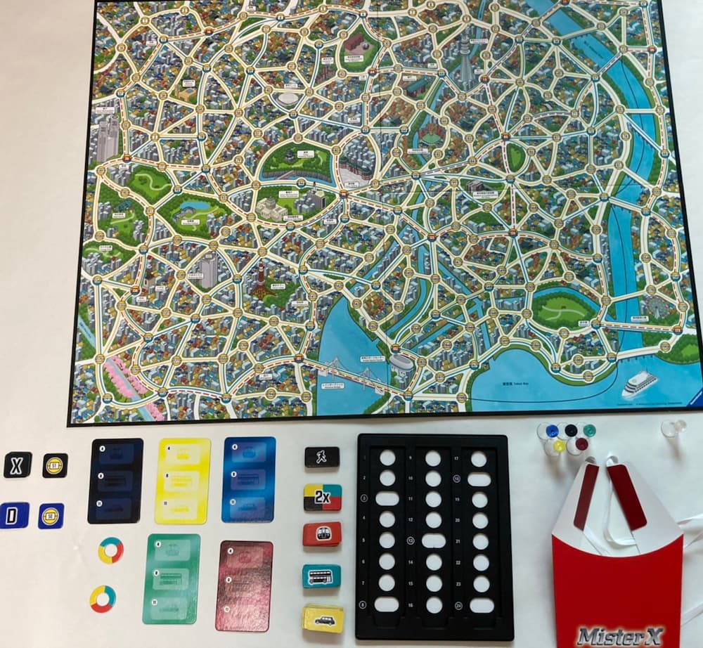 【スコットランドヤード東京】～東京を舞台とするミスターXと刑事達のスリリングな心理戦～BOARD