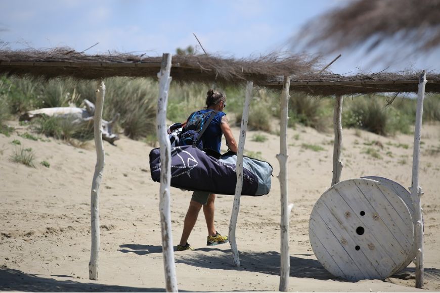 Marina di Grossetto (Kite Angel Beach): Kitesurf- und Windsurf Spot