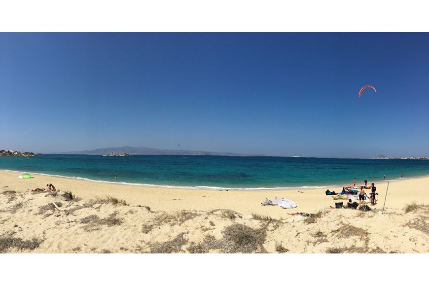 Naxos (Mikri Vigla): Kitesurf- und Windsurf Spot