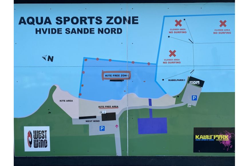 Ringköbing Fjord (Hvide Sande Nord): Kitesurf- und Windsurf Spot