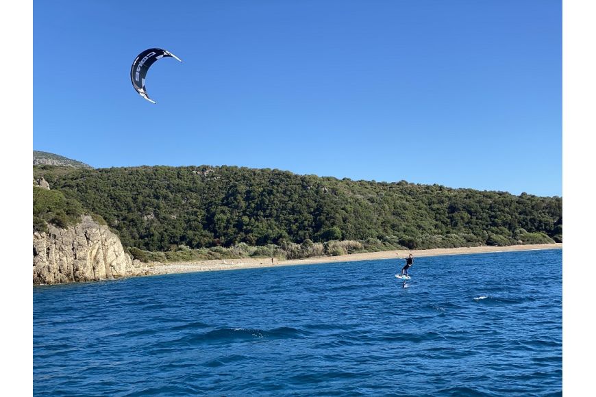 Peloponnes (Marathi Beach): Kitesurf- und Windsurfspot