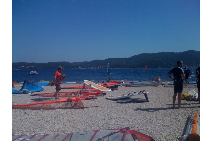 Kroatien Viganj Perna: Kitesurf- und Windsurf Spot