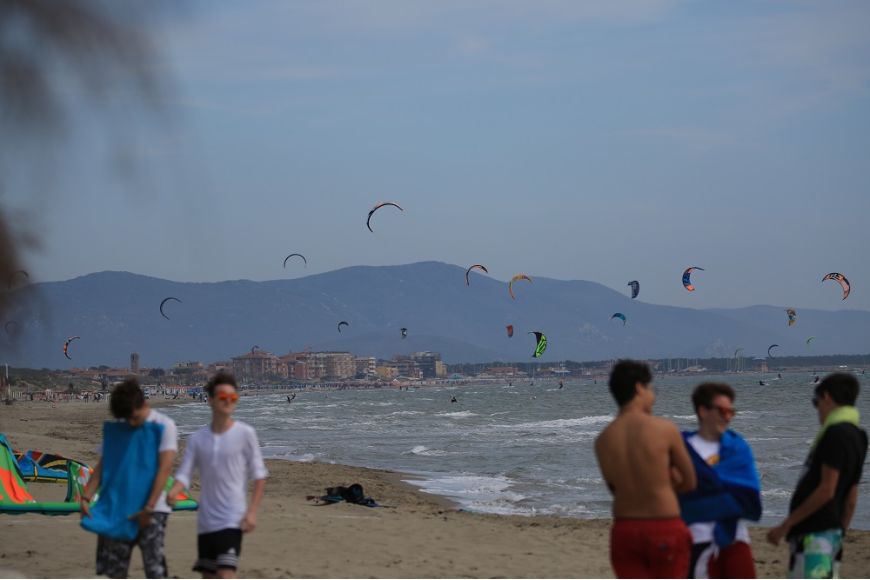 Marina di Grossetto (Fiumara Beach): Kitesurf- und Windsurf Spot