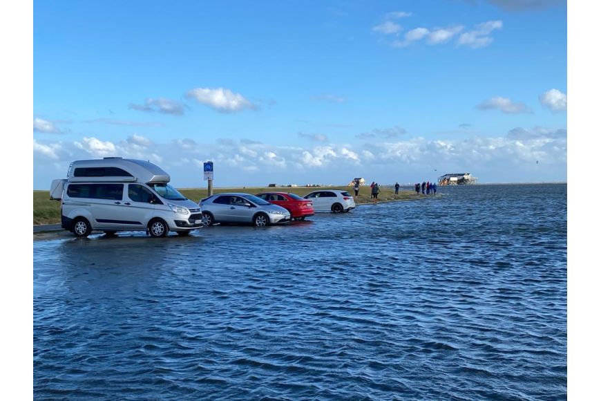 St. Peter Ording Süd (Boehl): Kitesurf- und Windsurfspot