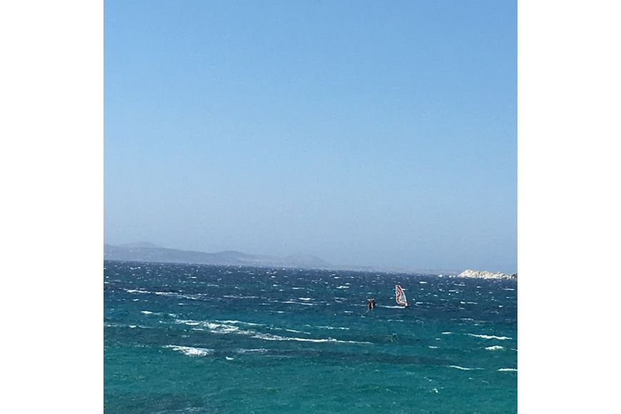 Naxos (Mikri Vigla): Kitesurf- und Windsurf Spot