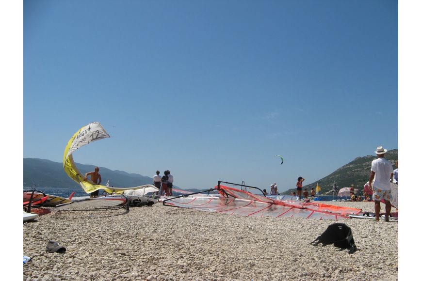 Kroatien Viganj Perna: Kitesurf- und Windsurf Spot