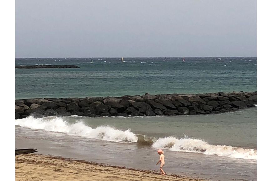 Lanzarote (Playa las Cucharas): Windsurfspot