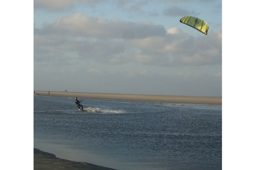 St. Peter Ording Nord (Hauptstrand): Kitesurf- und Windsurfspot