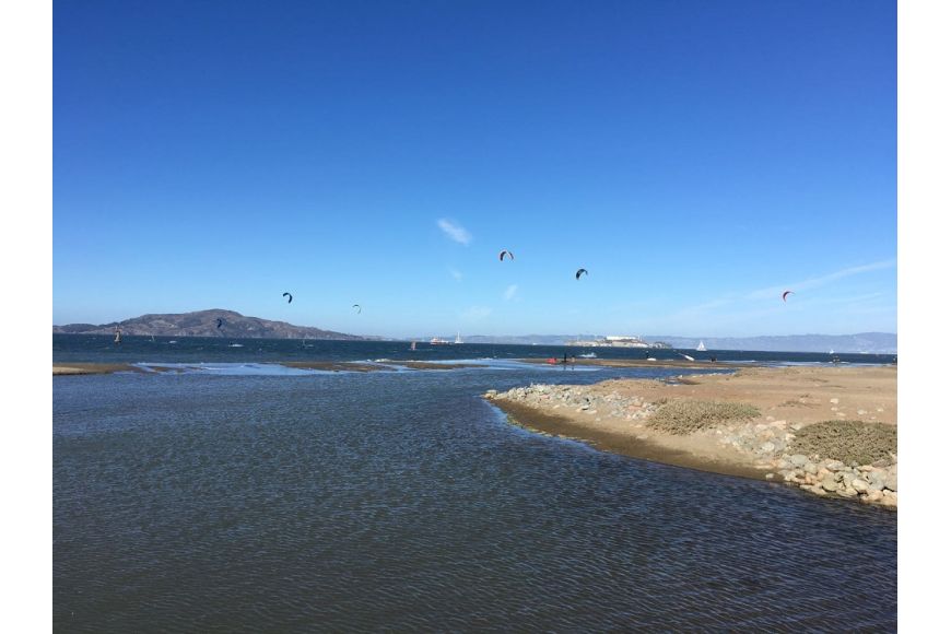 San Francisco (Crissy Field): Kitesurf- und Windsurf Spot