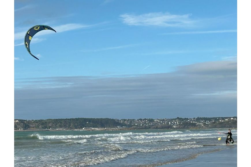 Frankreich Bretagne Saint Pabu Plage