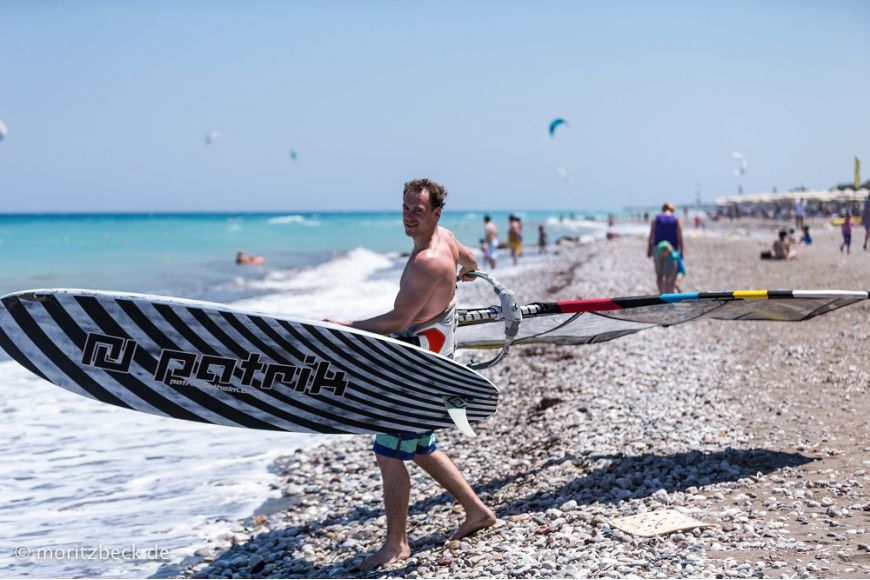 Rhodos (Theologos): Kitesurf- und Windsurf Spot