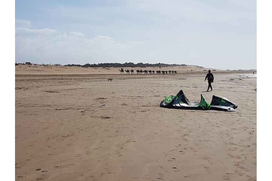 Marokko Essaouira: Kitesurf- und Windsurf Spot