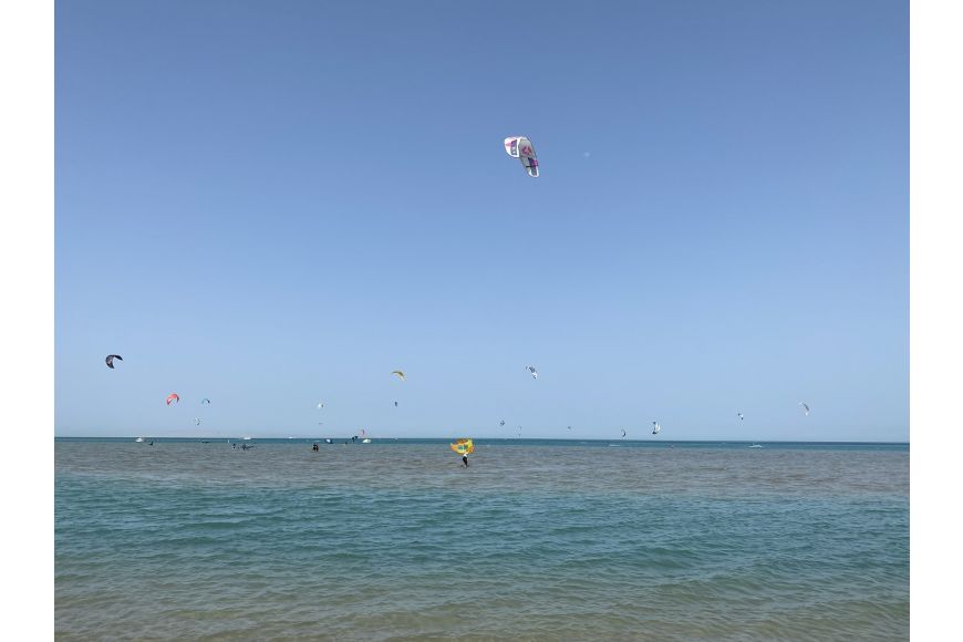 El Gouna (Hotel Paradisio): Kite- und Wingfoilspot