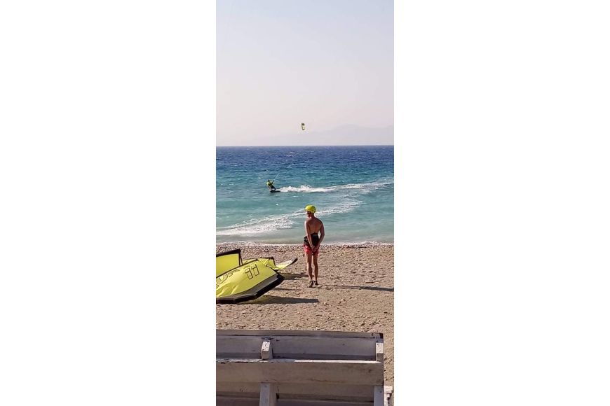 Rhodos Ialysos Rainbow Bar: Kitesurf- und Windsurf Spot