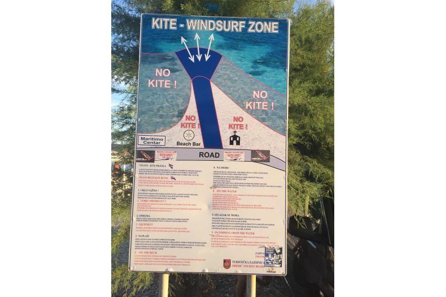 Kroatien Viganj Liberan: Kitesurf- und Windsurf Spot