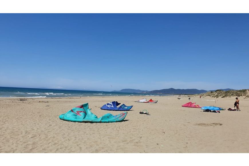 Marina di Grossetto (Tre Stelle Beach): Kitesurf- und Windsurf Spot