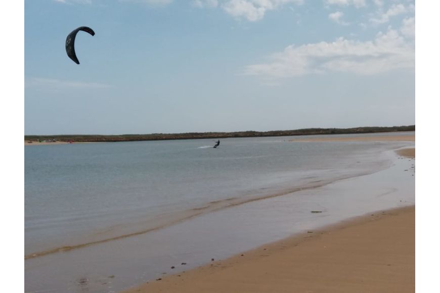 Lagune von Alvor: Kitesurf- und Windsurf Spot