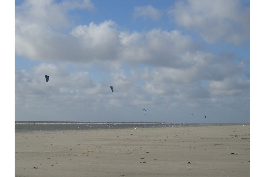 St. Peter Ording Nord (Hauptstrand): Kitesurf- und Windsurfspot