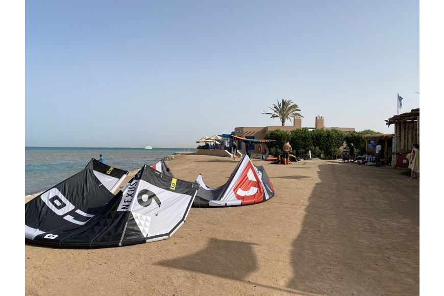 El Gouna (Hotel Paradisio): Kite- und Wingfoilspot