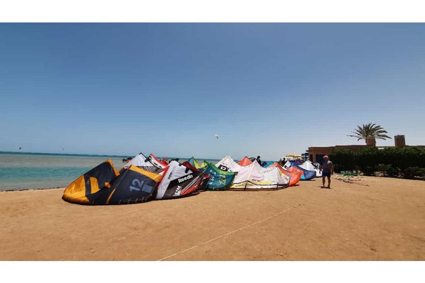 El Gouna (Hotel Paradisio): Kite- und Wingfoilspot