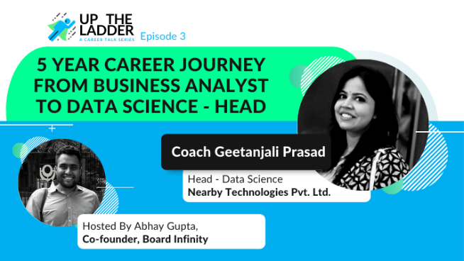 5 Year Career Journey from Business Analyst to Leading Data Science Team (w/ Geetanjali Prasad)