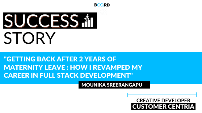 Getting Back After 2 Years of Maternity Leave: How I Revamped My Career In Full Stack Development