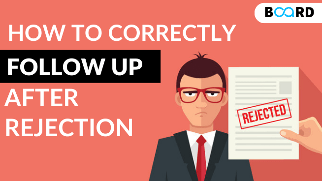 How To Correctly Follow Up after Rejection in a Job Interview