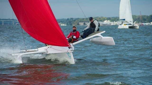 multihull sailboat