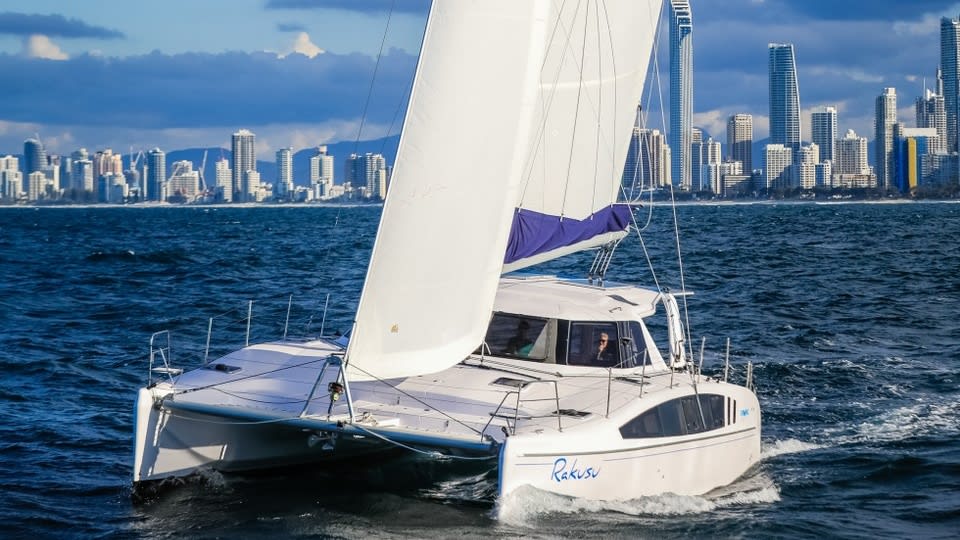 multihull sailboat