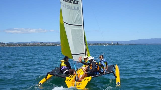 multihull sailboat