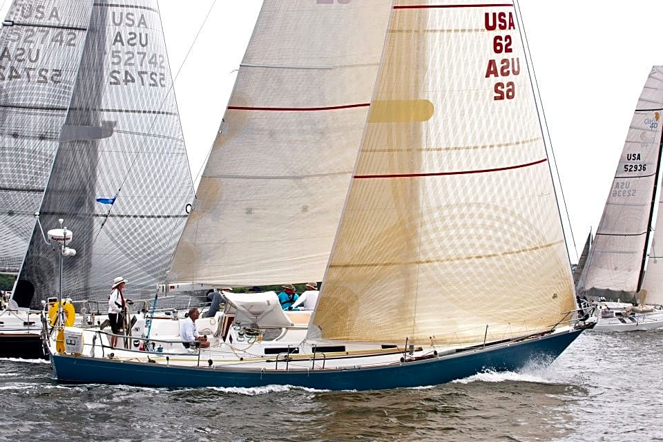 j42 sailboat weight