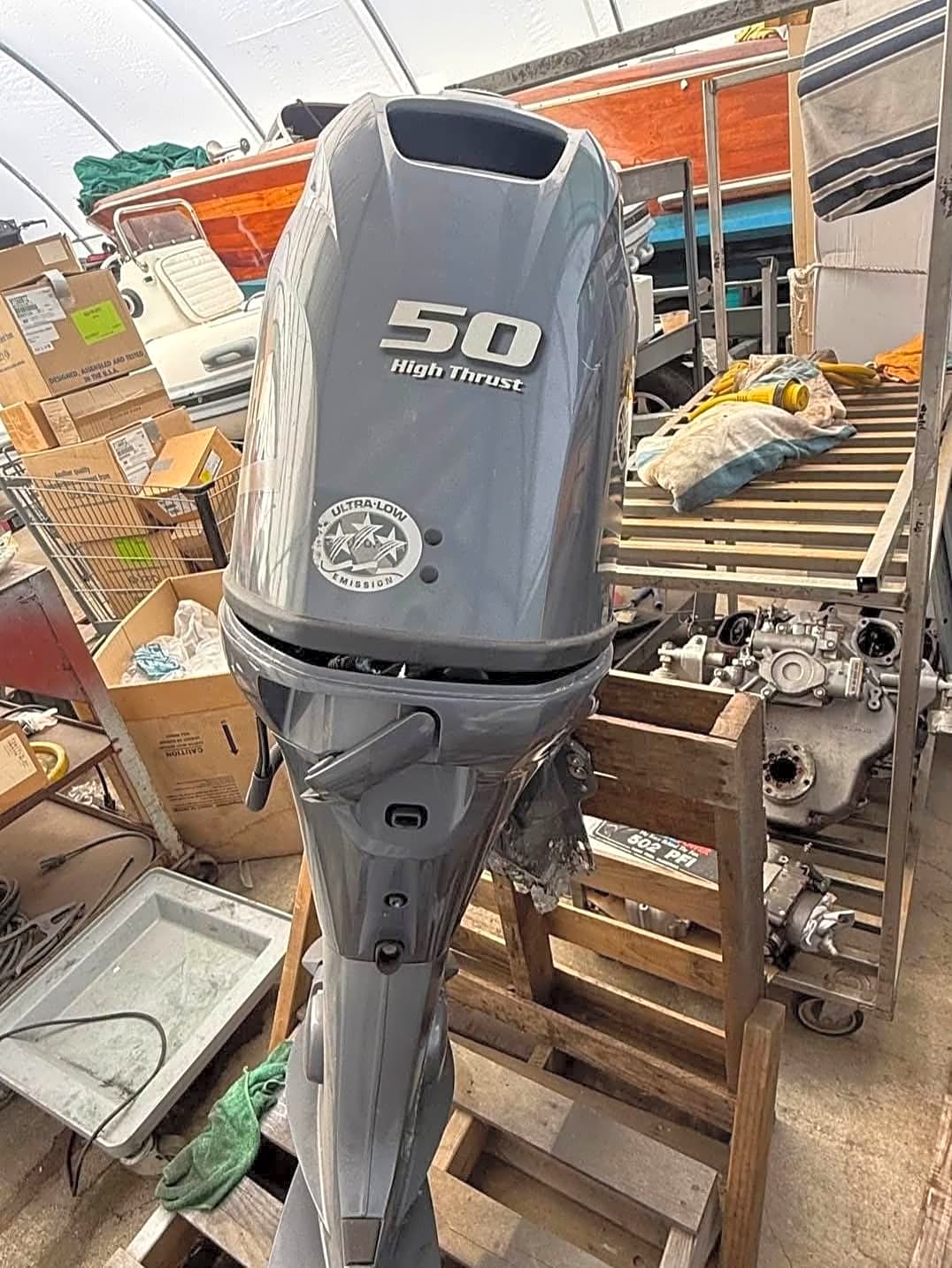 slightly-used-yamaha-50hp-4-stroke-outboard-motor-engine