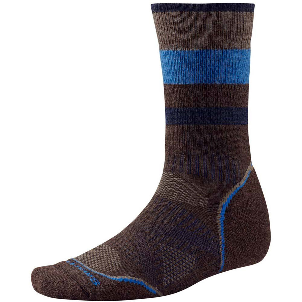 Smartwool Men's Phd V2 Outdoor Medium Crew Socks - Brown, L