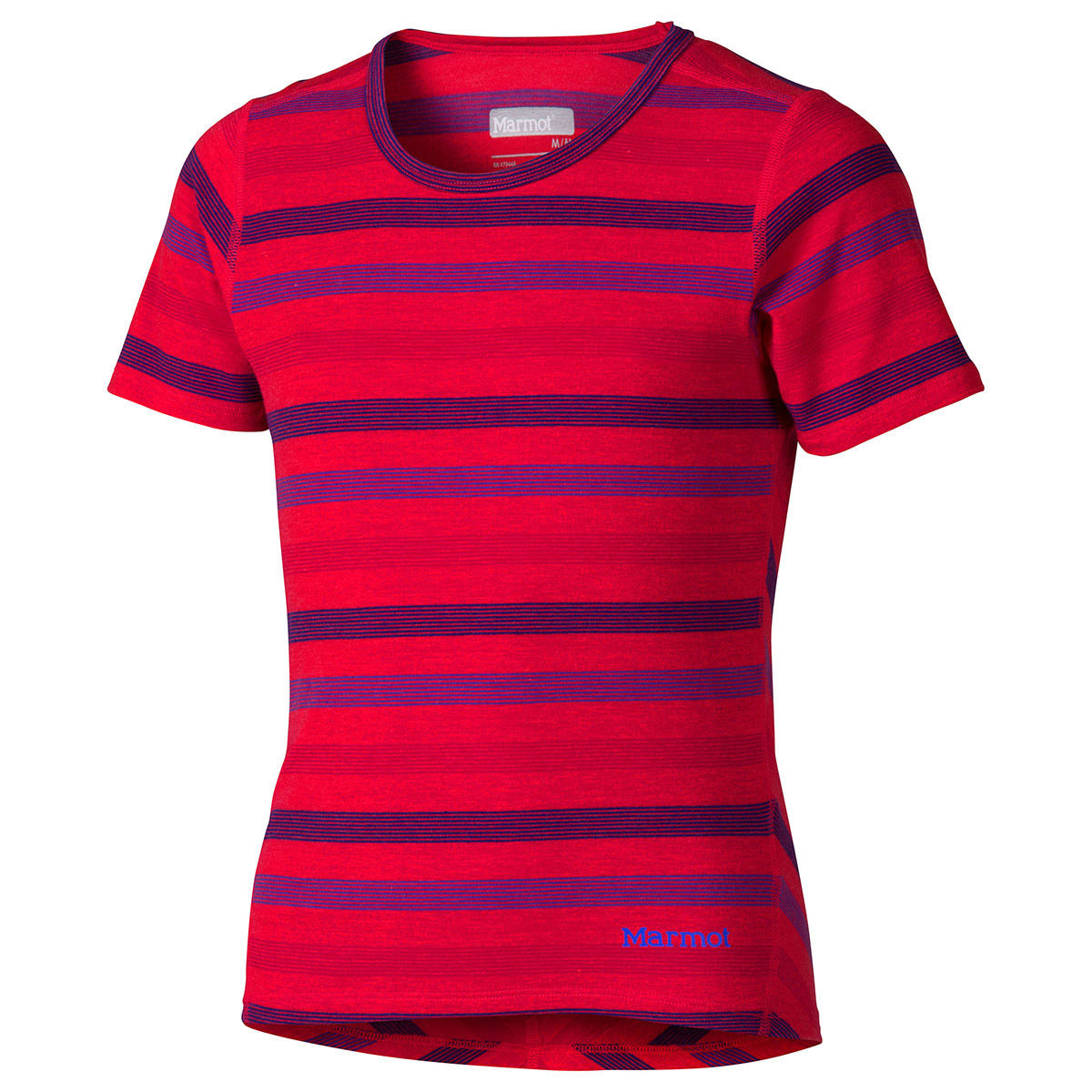 Marmot Girls' Gracie Tee, S/s - Red, YOUTHXS