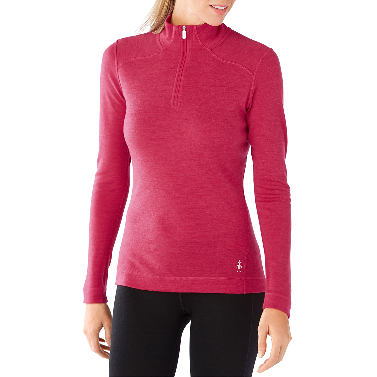 Smartwool Women's Nts Mid 250 Zip T - Red, XL