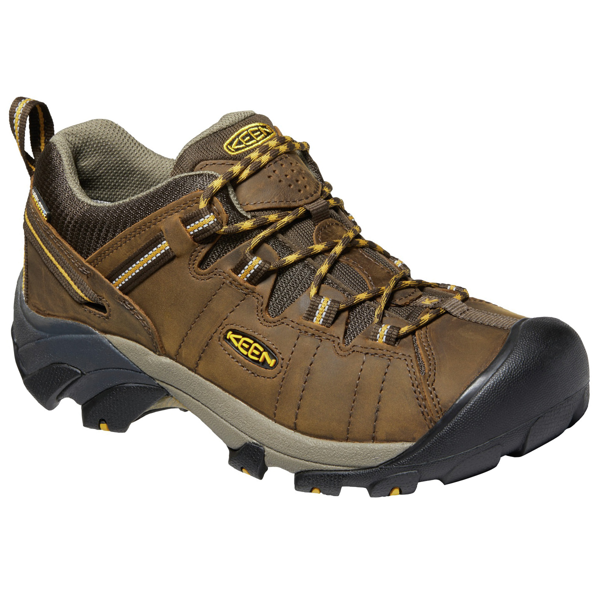 Keen Men's Targhee 2 Low Waterproof Hiking Shoe - Brown, 8