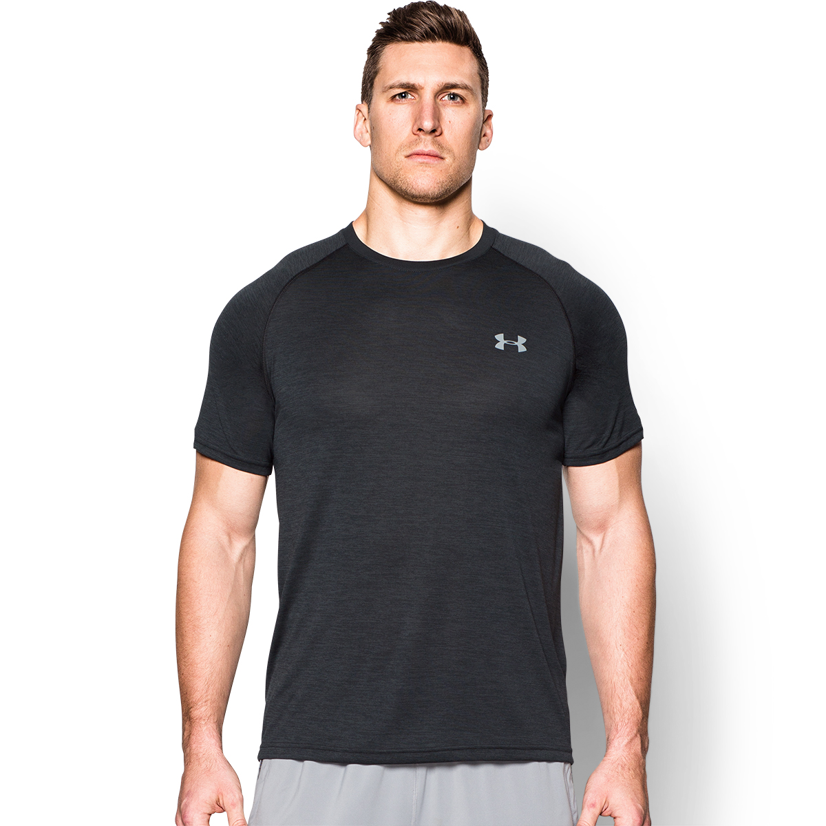 Under Armour Men's Short-Sleeve Tech Tee - Black, XXL