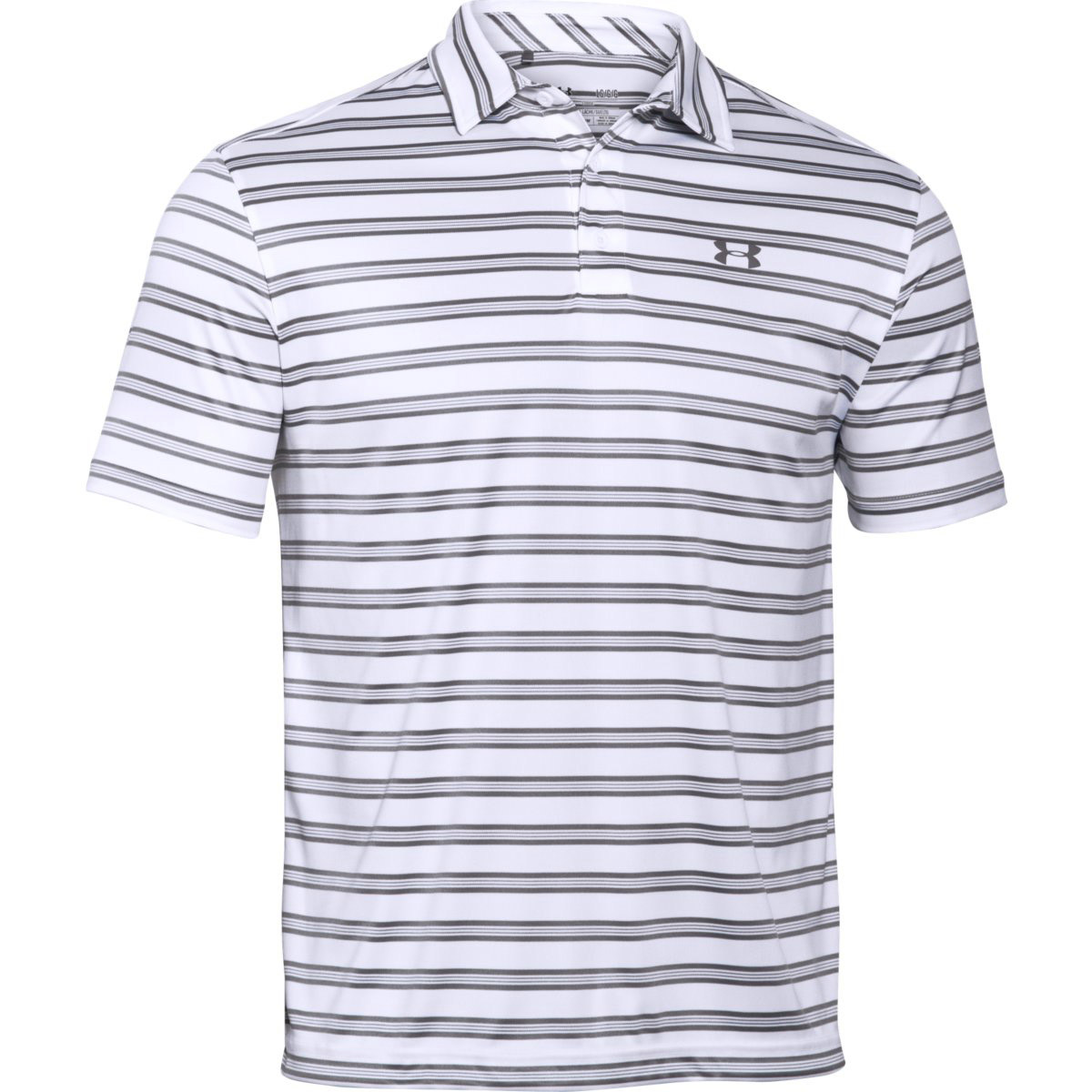 under armour striped polo