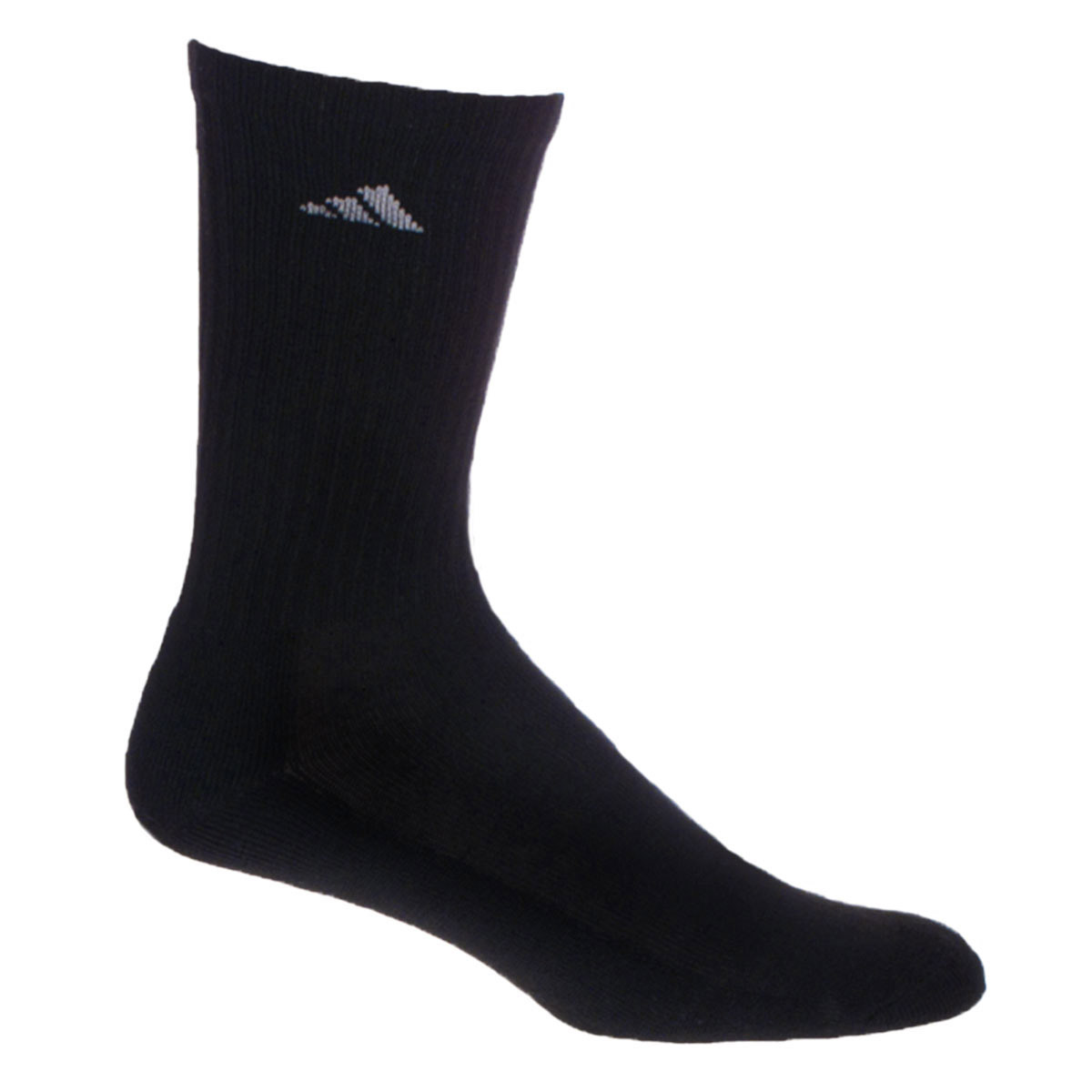 adidas men's black crew socks