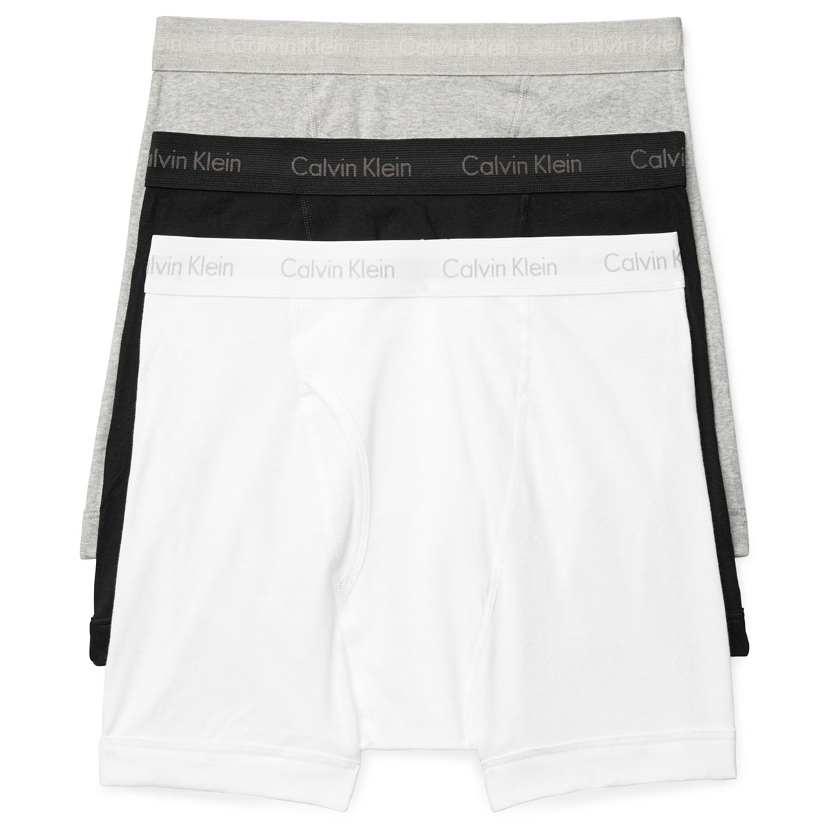 Calvin Klein Men's Classic Cotton Boxer Briefs, 3 Pack