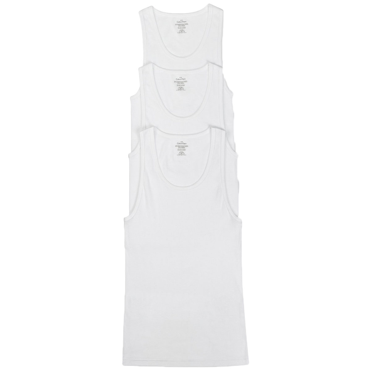 Calvin Klein Men's Classic Ribbed Tank, 3-Pack