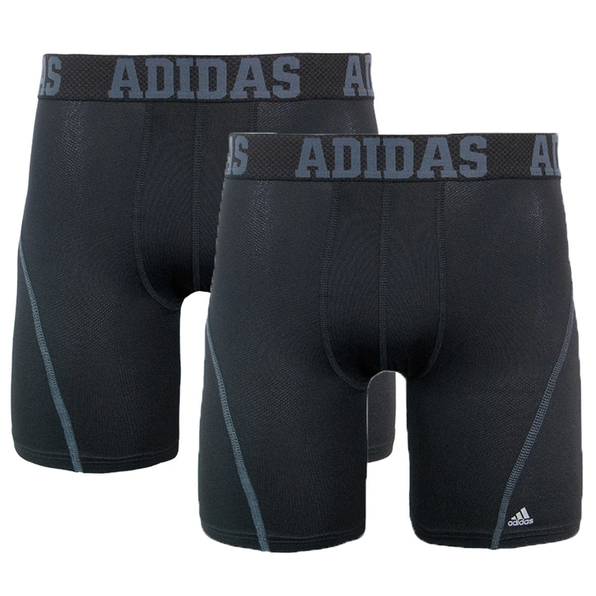 Adidas Men's Sport Performance Climacool Micro Mesh Midway Boxer Briefs, 2-Pack, Black