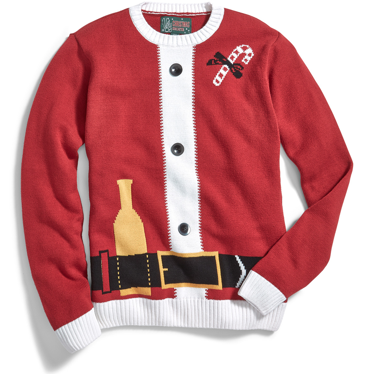 santa suit sweater