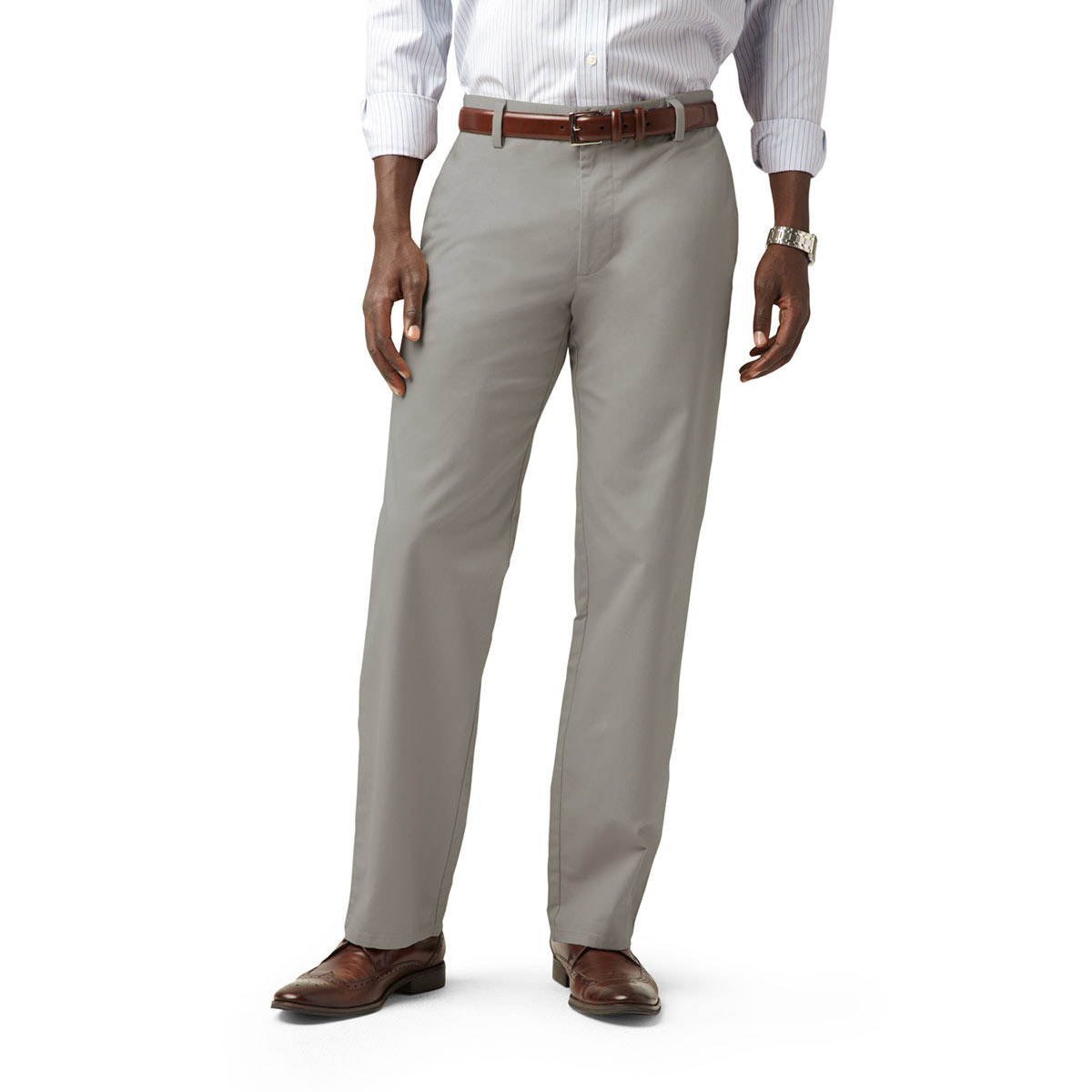 Dockers Men's Easy Khaki Straight Fit Pants - White, 30/30