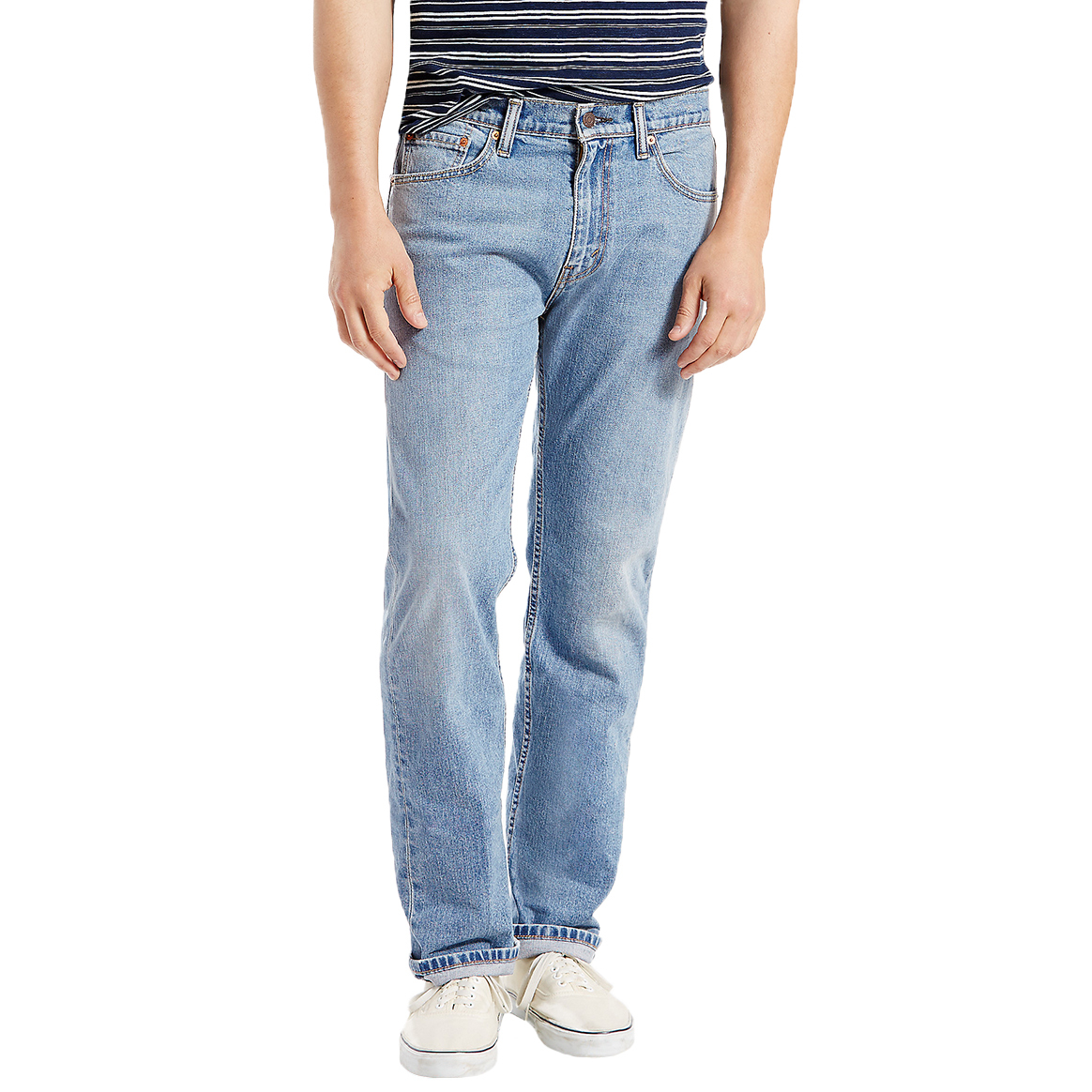 Levi's Men's 505 Regular Fit Jeans - Blue, 34/29